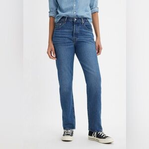 Levi's Women's Straight Leg Blue Jeans